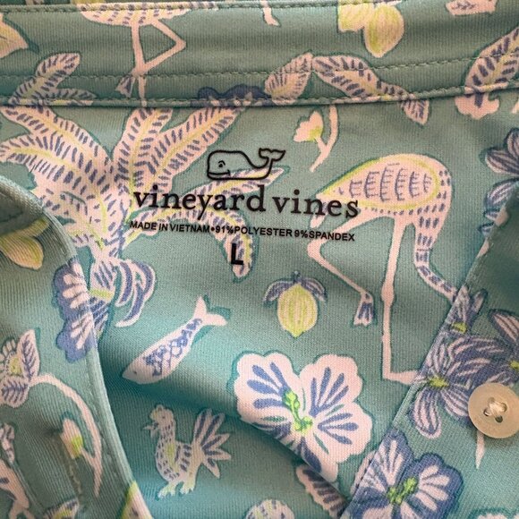 VINEYARD VINES SANKATY MARGO SHIRT DRESS SIZE LARGE - PRISTINE CONDITION! - Picture 4 of 5